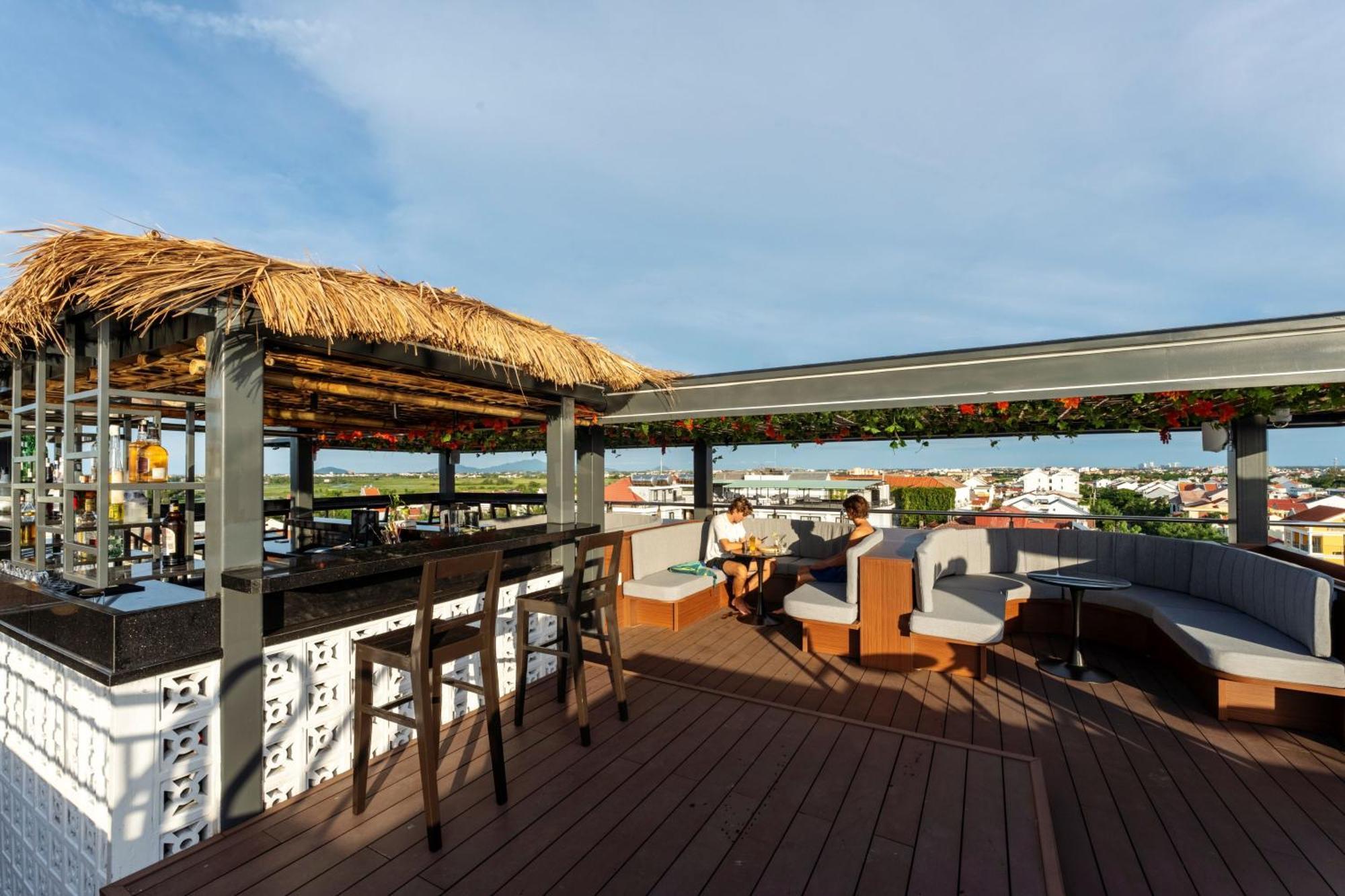 Qualia De Hotel Hoi An - Rooftop Bar City View Exterior foto